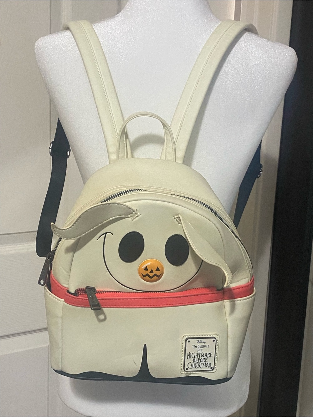 Nightmare Before Christmas Zero Cosplay Glow In The Dark Loungefly Backpack